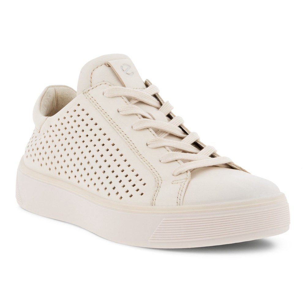 Tenis Mujer - ECCO Street Tray Laced - Beige - MPB726548